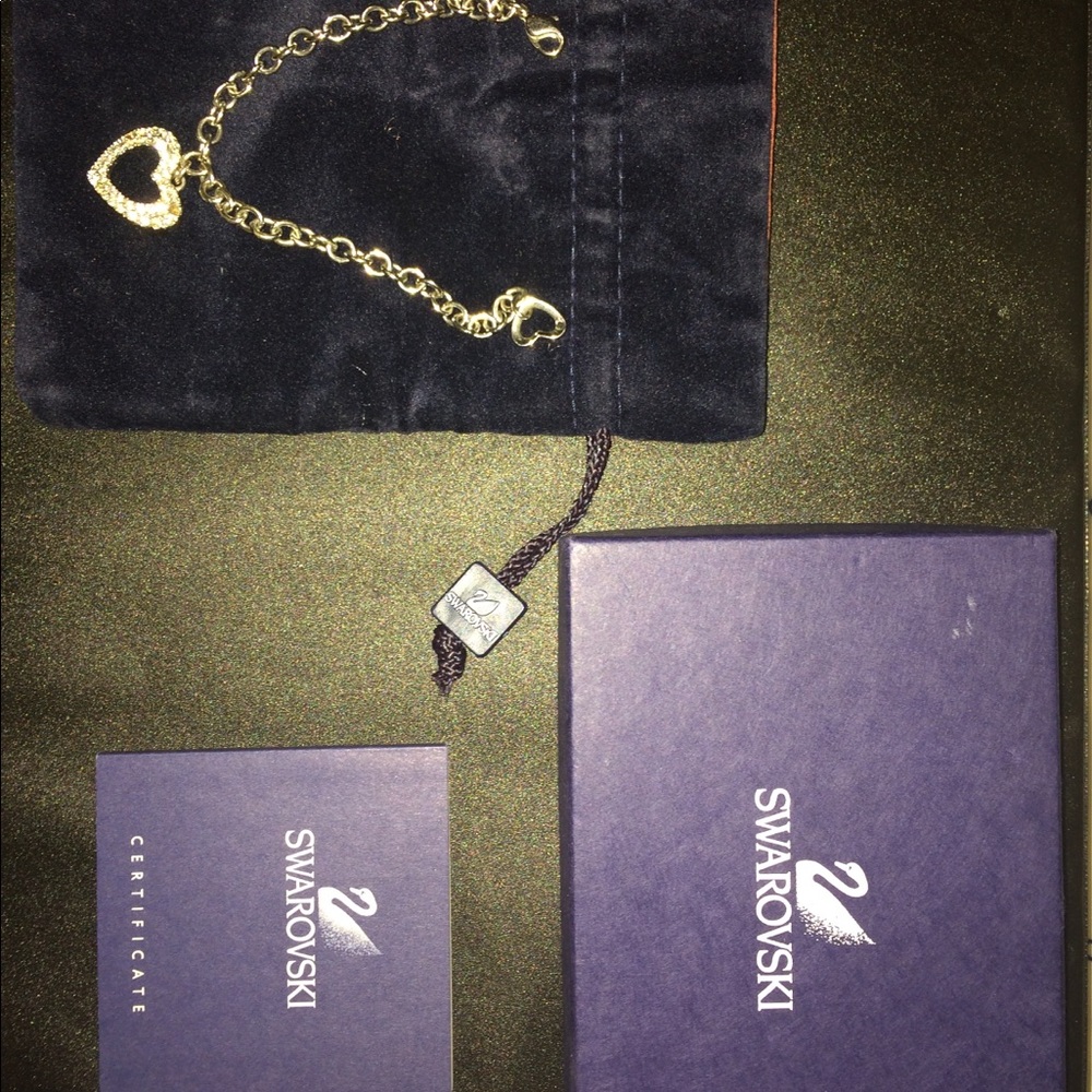 SWAROVSKI | Simple heart bracelet